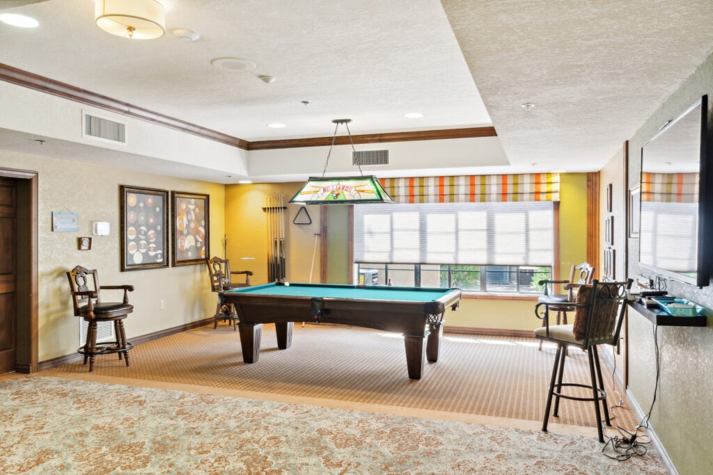 Billiards room